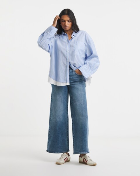 Levi's 728 High Rise Wide Leg Jean