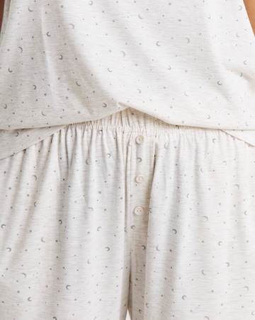 Pretty Lounge Moon & Star Print Culotte Set