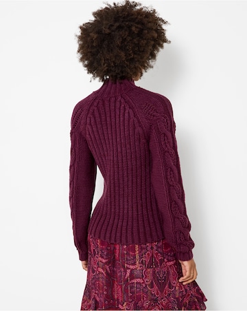 Joe Browns Freya Cable Knit High Neck Jumper