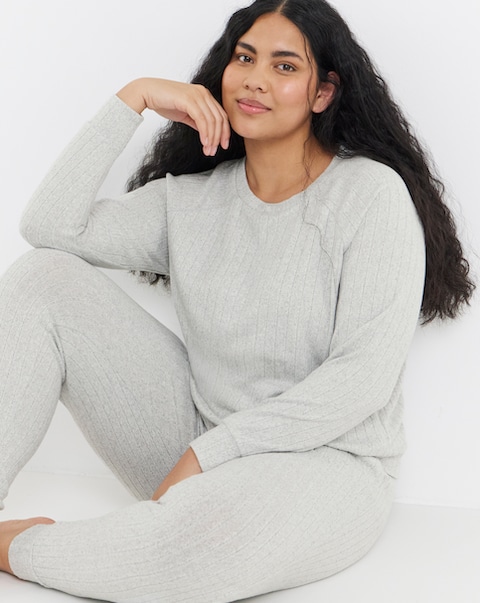 Figleaves Soft Knit Lounge Set