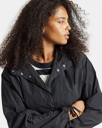 Simply Be Black Utility Parachute Jacket
