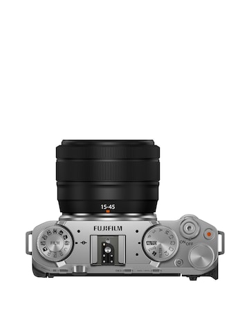 Fujifilm X-M5 CSC Digital Camera with XC 15-45mm F3.5-5.6 OIS PZ Lens - Silver