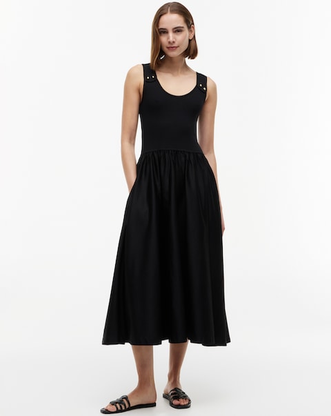 Tommy Hilfiger Rib Mix Media Dress