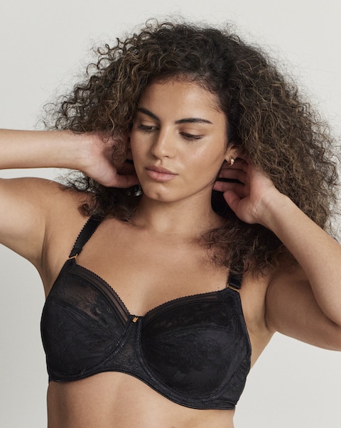 Fantasie Fusion Lace Full Cup Wired Bra Black