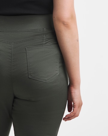 Khaki Flared Weekender Jeggings