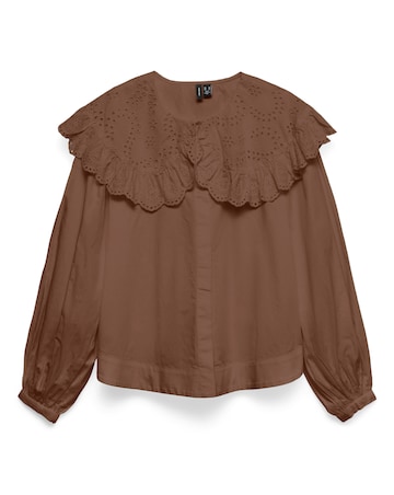 Vero Moda Lilo Collar Woven Blouse