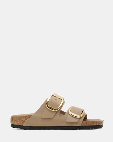 Birkenstock Arizona Tabacco Oiled Leather Big Buckle Sandals - Standard Fit (D)