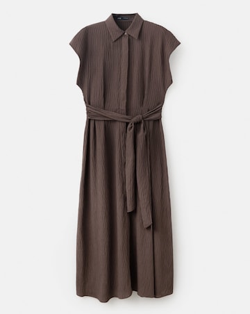 Mango Belted Shirt Dress