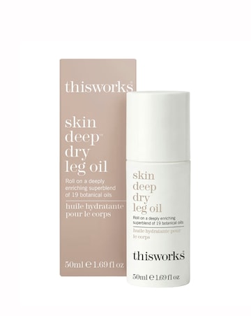 This Works Skin Dry Leg Oil Roller 50ml