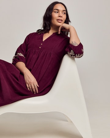 Julipa Petite Cord Midi Dress