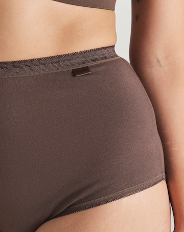 Slimma (3 Pack) Cotton Full Brief Knickers