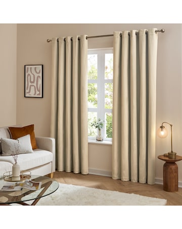 Furn. The Ultimate Velvet Blackout Eyelet Curtains