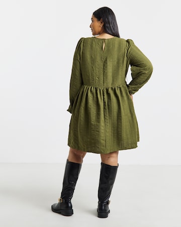 Simply Be Textured Waist Detail Dress
