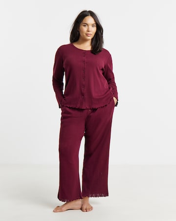 Pretty Secrets Pointelle Rib Pyjama Set