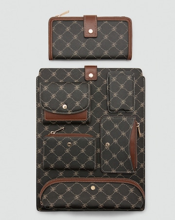 Mango Medium Wallet With Logo Print
