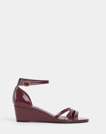 Haze Two Part Low Wedge Sandals - Extra Wide Fit (EEE)
