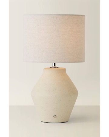 ValueLights Finn Ceramic Rechargeable Lamp