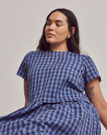 Julipa Gathered Neck Midi Dress
