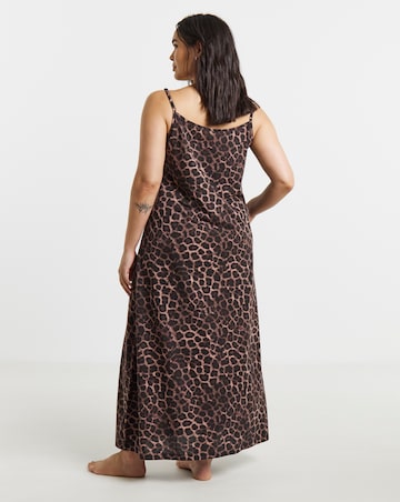 Pretty Secrets Value Leopard Cami Maxi Nightie