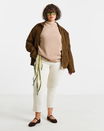Rib Funnel Neck Jumper