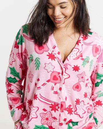 Pretty Secrets Christmas Print Family Pyjamas - Women