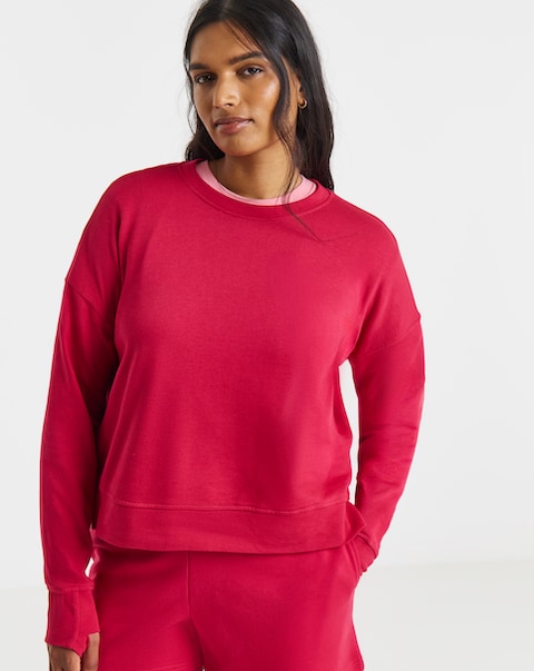 Sweaty Betty After Class Crop Sweatshirt