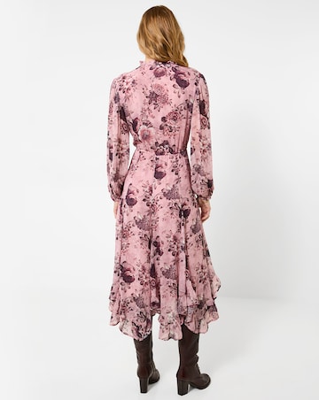 Joe Browns Elegant Florals Frill Hem Midi Dress