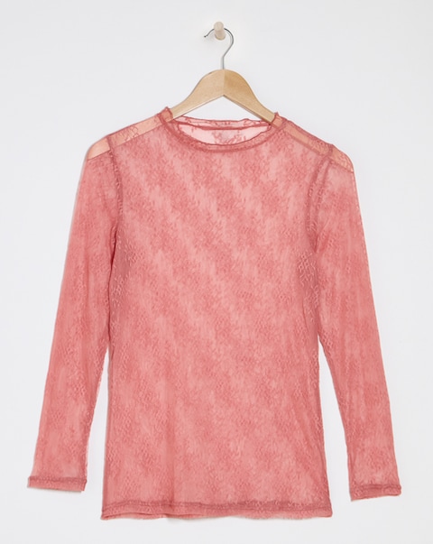 Rose Lace Layering Top