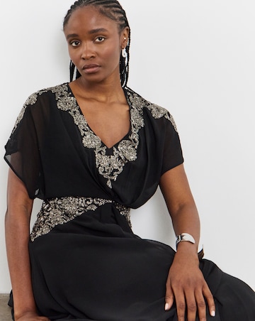 Joanna Hope Beaded Maxi Dress