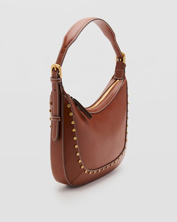 Mango Studded Shoulder Bag