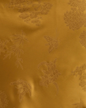 Pretty Lavish Lethe Drape Scarf Satin Jacquard Dress