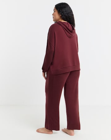 Figleaves Soft Knit Ribbed Hooded Lounge Set