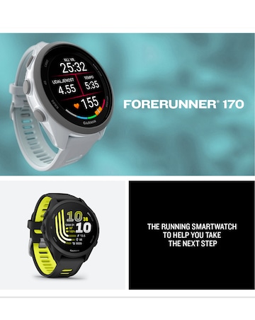 Garmin Forerunner 170 Music Smart Watch - Black/Amp Yellow