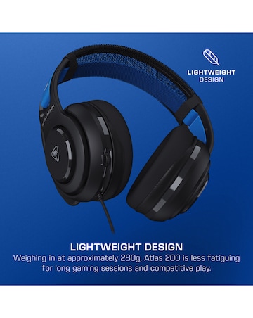 Turtle Beach Atlas 200 Wired Headset for PS5 & PS4 - Black
