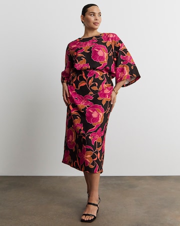 Joanna Hope Printed Crepe Skirt