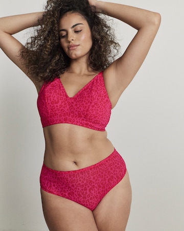 Lemonade Dolls Leopard Mesh Brief Pink
