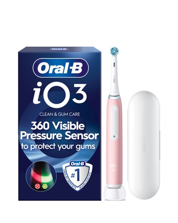Oral-B iO3 Blush Pink Electric Toothbrush