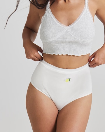 Pretty Secrets (7 Pack) Cotton Full Fit Knickers Fruits