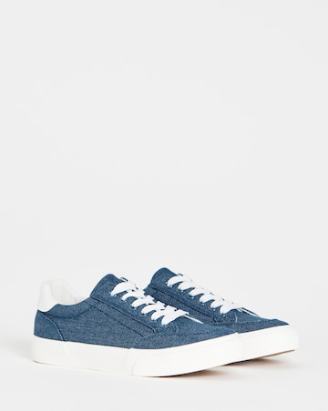 Millie Classic Lace Up Trainers - Wide Fit (E)
