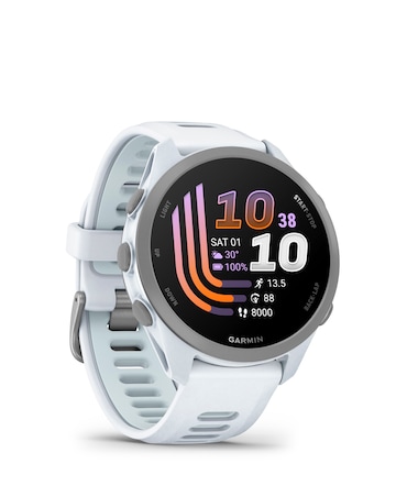 Garmin Forerunner 170 Music Smart Watch - Whitestone/Cloud Blue