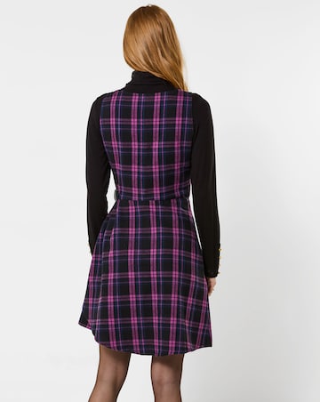 Joe Browns Rita Check Buckle Detail Mini Dress