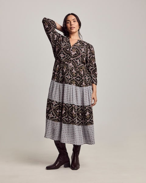 Julipa Petite Tiered Midi Dress