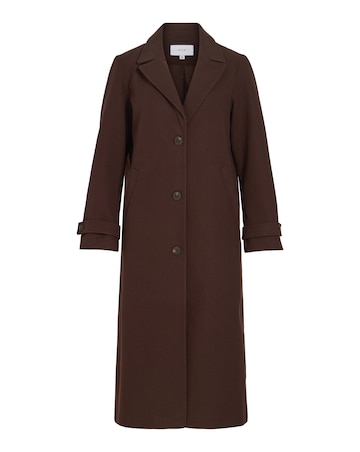 Vila Femke Button Long Coat