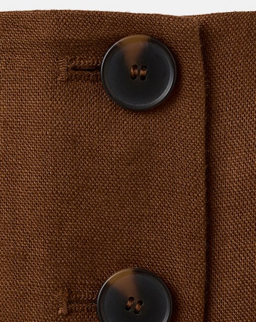 Mango Linen Suit Waistcoat