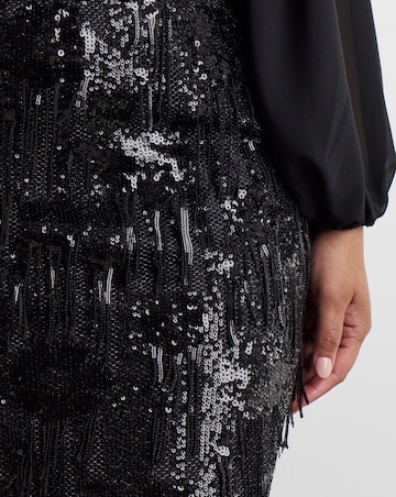 Joanna Hope Tassle Midi Skirt