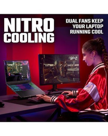 Acer Nitro Gaming Laptop - 16in Core 7 5060 16GB 512GB - Black