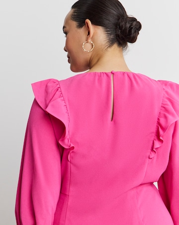 Joanna Hope Frill Shoulder Dress
