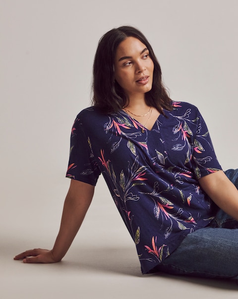 Julipa Linen Jersey Boxy Top