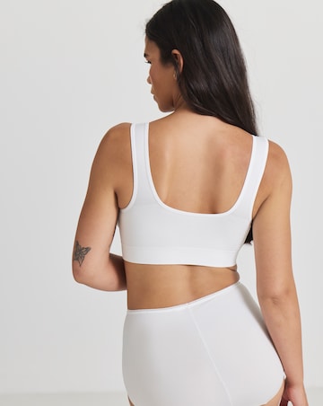 Pretty Secrets (3 Pack) Comfort Tops (Fits Up To D) White