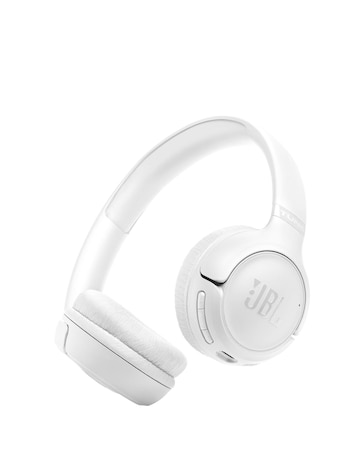 JBL Tune 530BT On-Ear Bluetooth Pure Bass Wireless Headphones - White